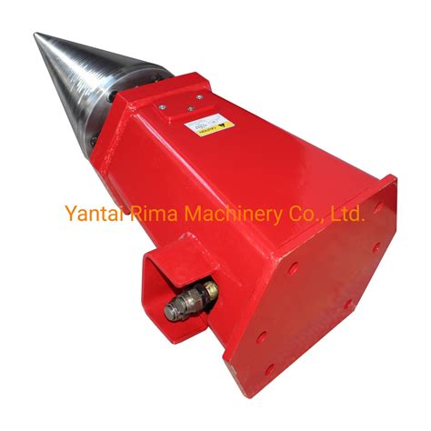 skid steer log splitter cone|screw type log splitter cone.